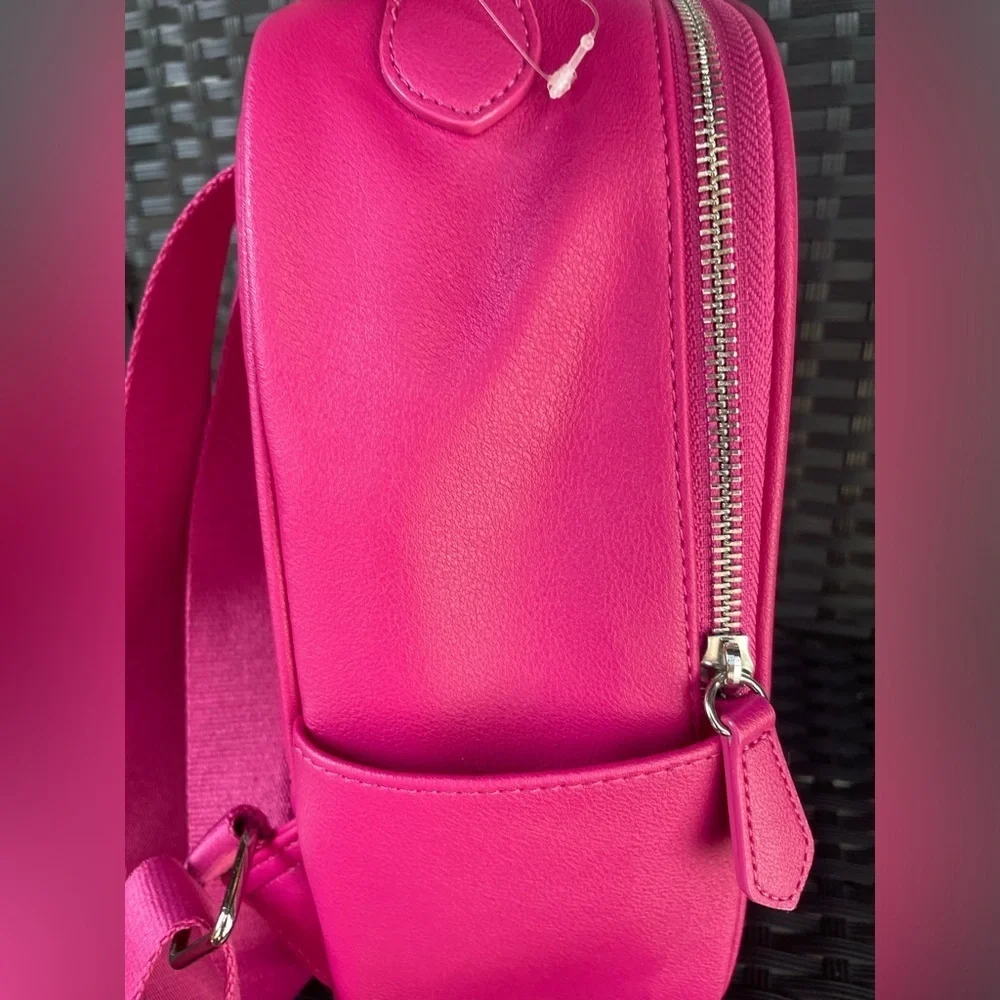 Juicy Couture Backpack,Juicy Couture Pink Backpack with Silver Accents